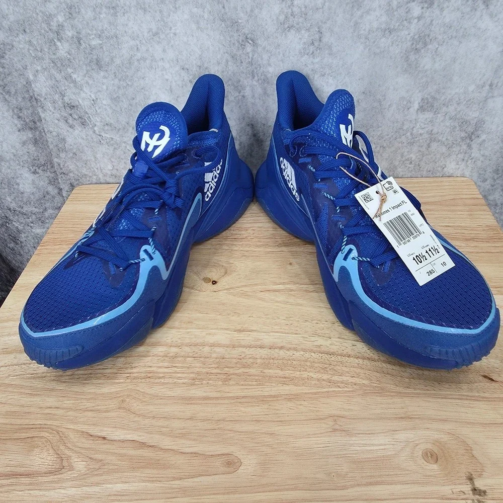 Adidas Mahomes 1 Impact Flex Sneakers Mens 10.5 Royal Blue IF4803‎ Shoes